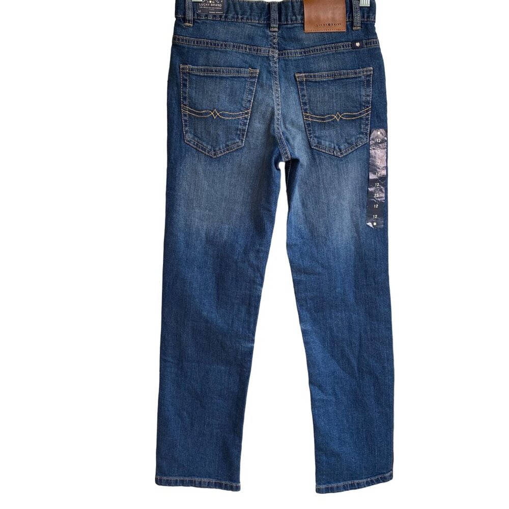 Lucky Brand Yorba Linda Girl Classic Straight Blue Jeans Sz 12 Med Wash NWT $42 - Picture 16 of 16